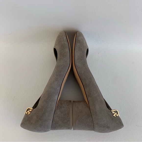 Tory Burch Women's Grey Suede Heels - Picture 4 of 8